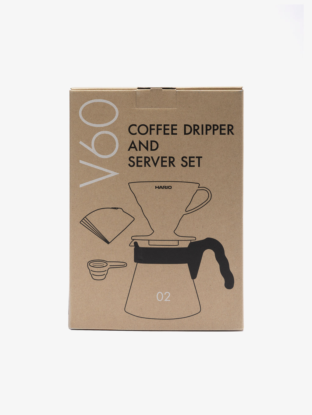 Hario V60 Coffee Dripper and Server Set 02 Size 700mL