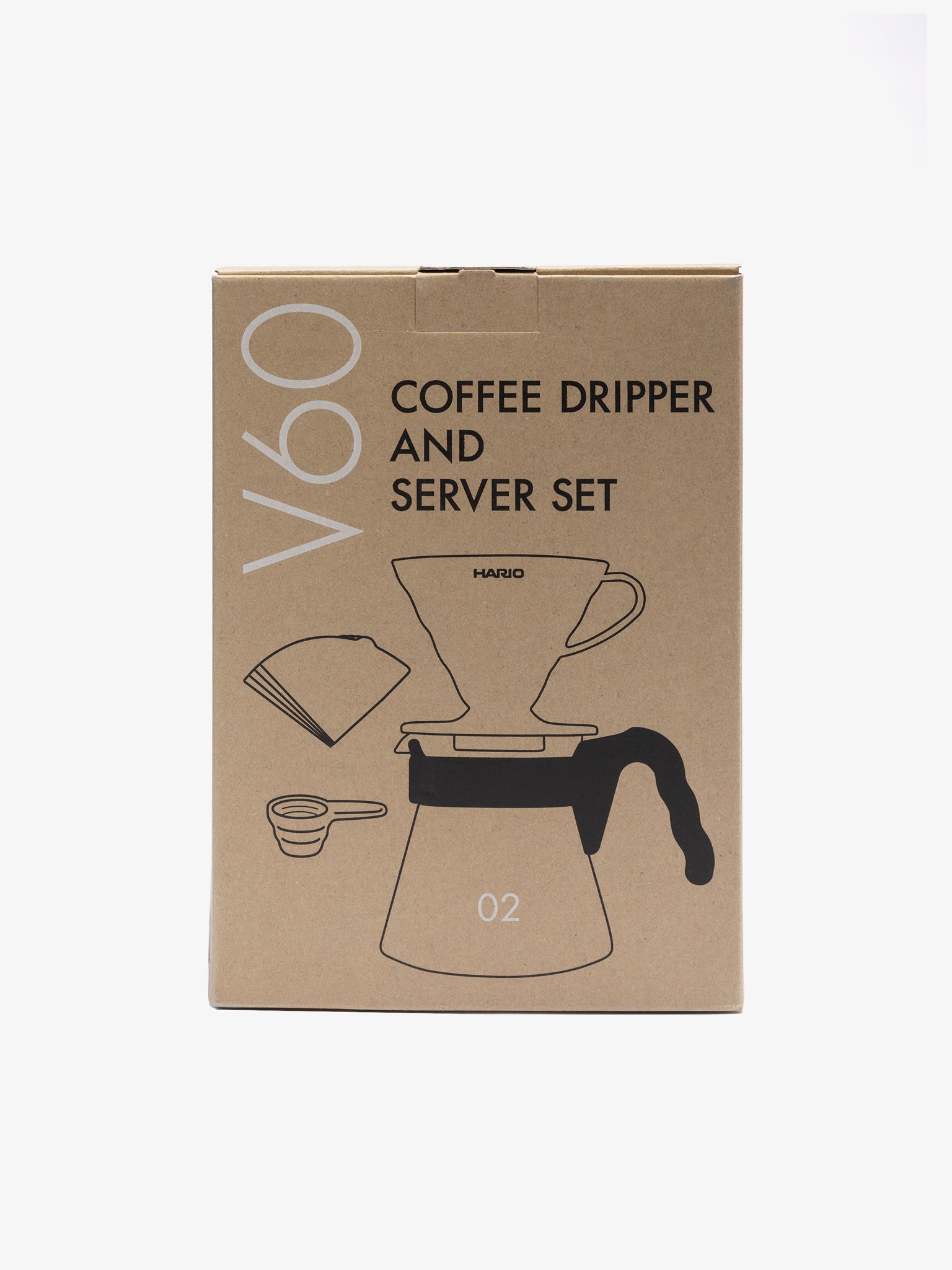 Hario V60 Coffee Dripper and Server Set 02 Size 700mL